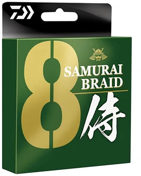 Daiwa Samurai 8 Braid Dark Green Braided Line 165 YD Spool