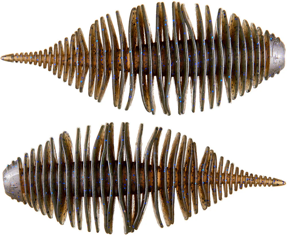 Geecrack Bellows Gill Floating Elastomer Soft Plastic Creature Bait 38 Inch