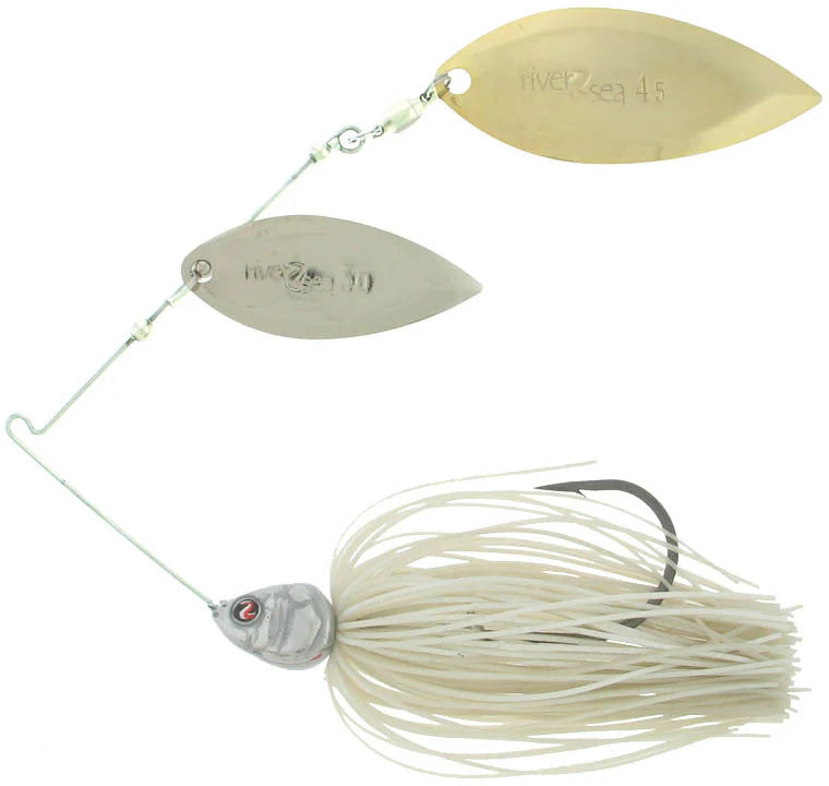 River2Sea Ish Monroe Bling Double Willow Spinnerbait 1 2 oz