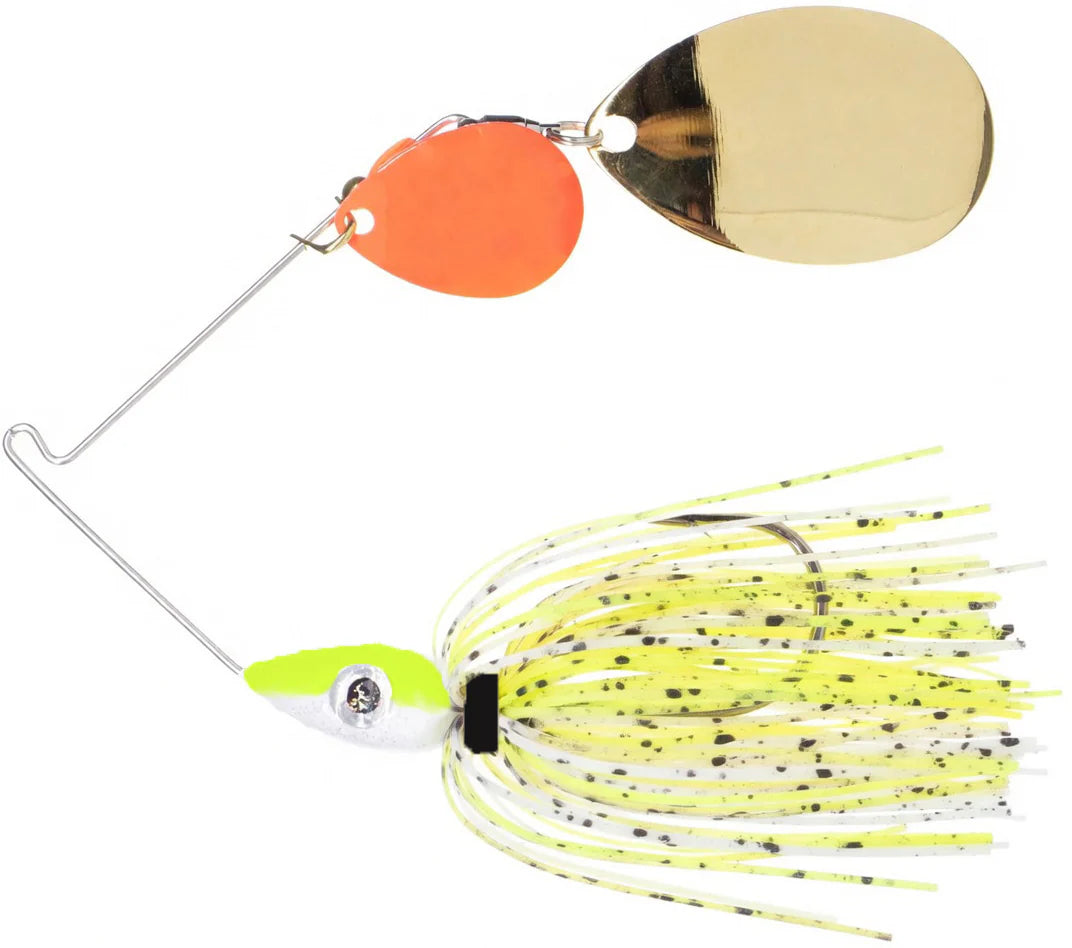Nichols Lures Pulsator Kicker Series Tandem Colorado Willow Spinnerbait 3 8 oz