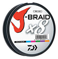 Daiwa J Braid X8 Braided Line 165 Yards Multi Color