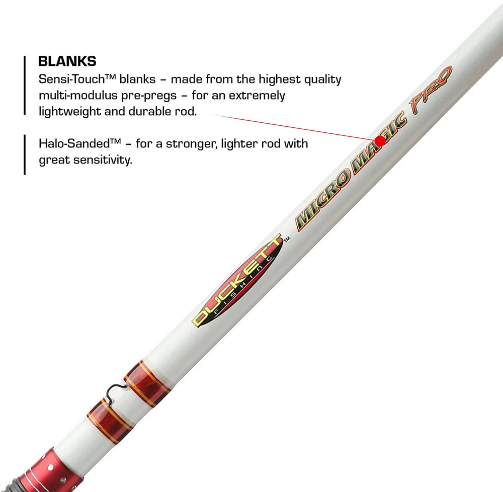Duckett Fishing Micro Magic Pro Series All Purpose Casting Rod