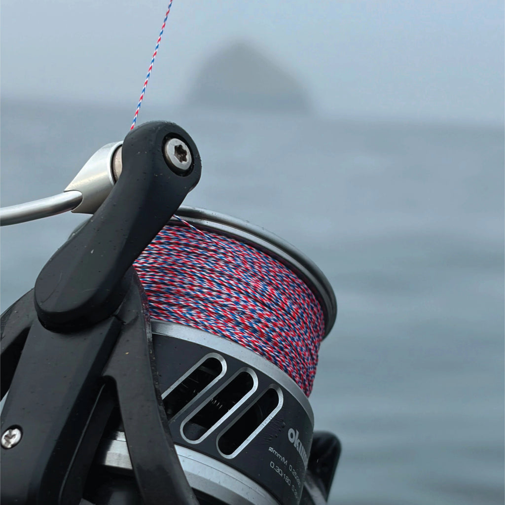 ProBraid NoFade Red White Blue Braded Line 150 Yard Standard Spool