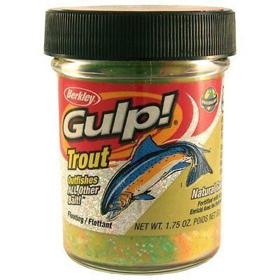 Berkley Gulp Trout Dough Natural Garlic Scent 175 oz Jar
