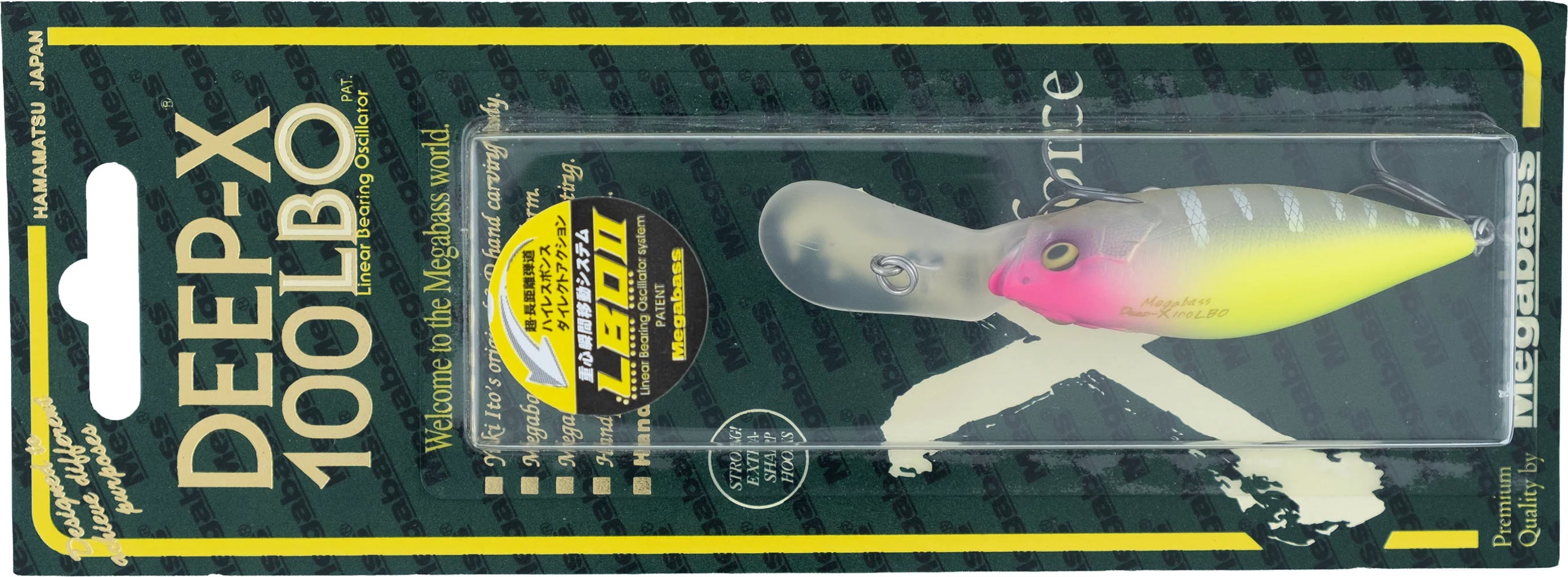 Megabass Deep X 100 LBO Deep Diving Crankbait