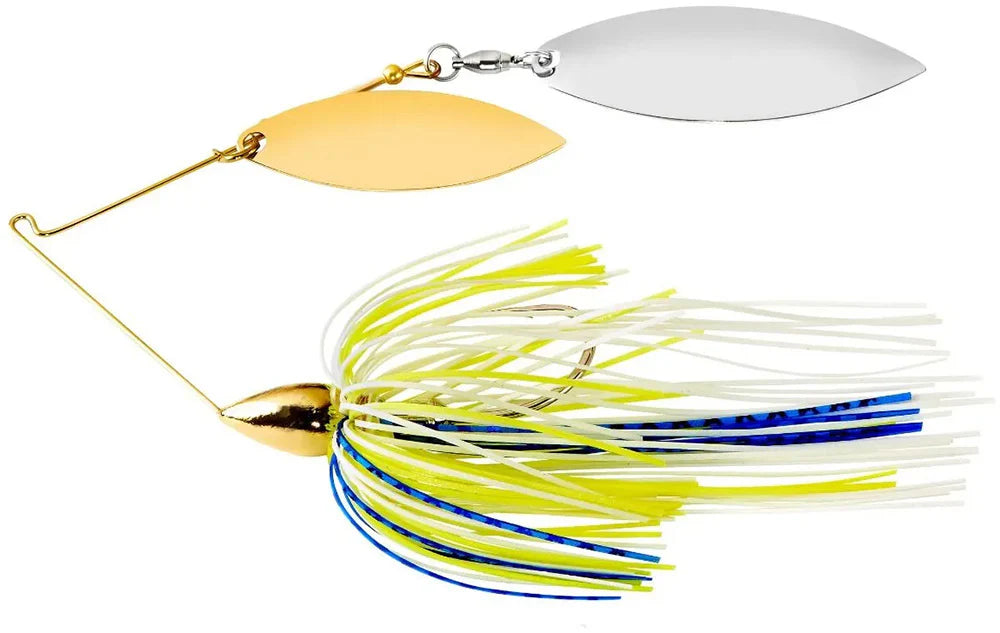 War Eagle Double Willow Gold Frame Spinnerbait 3 8 oz