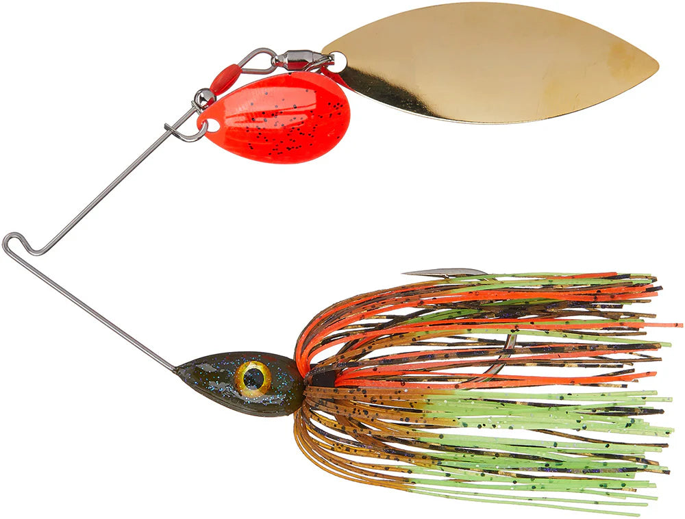 Nichols Lures Pulsator Kicker Series Tandem Colorado Willow Spinnerbait 3 8 oz