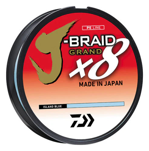 Daiwa J Braid Grand x8 Island Blue Braided Line