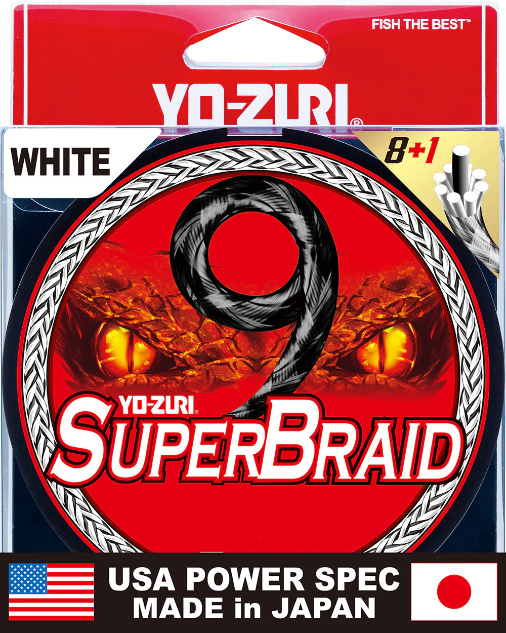 Yo Zuri SuperBraid 9 White Filler Spools 300 Yards