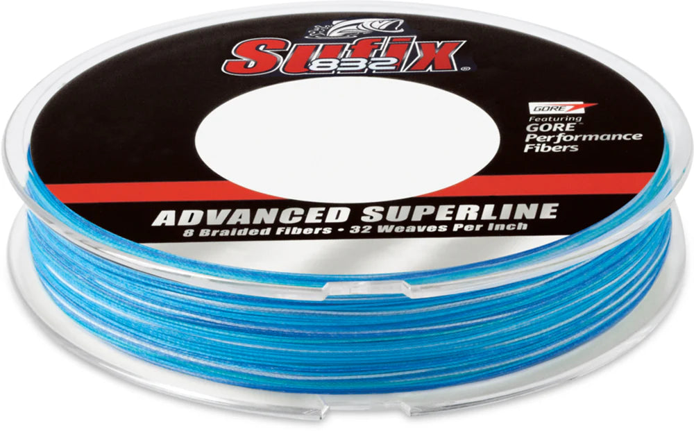 Sufix 832 Advanced Superline Coastal Camo Braided Line 150 Yard Standard Spool