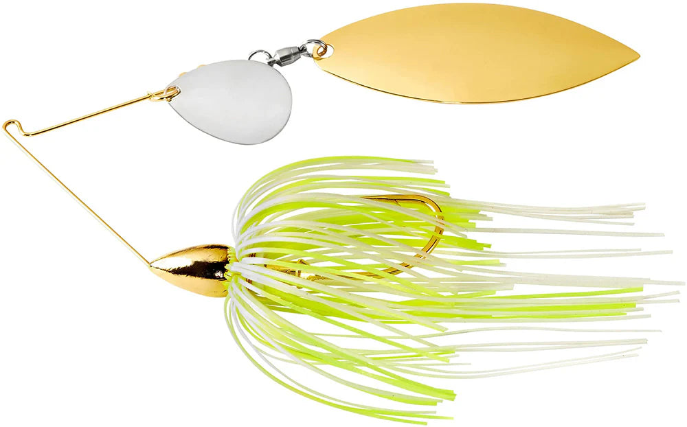 War Eagle Tandem Colorado Willow Gold Frame Spinnerbait 1 2 oz