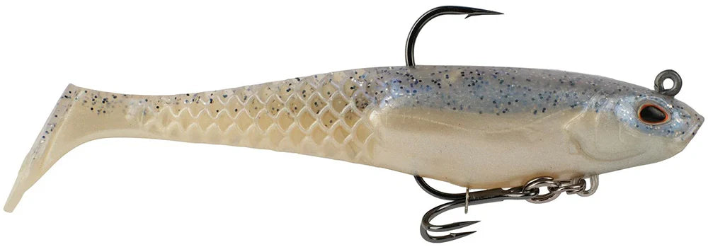 Berkley PowerBait Saltwater CullShad Pre Rigged Soft Body Swimbait 6 Inch