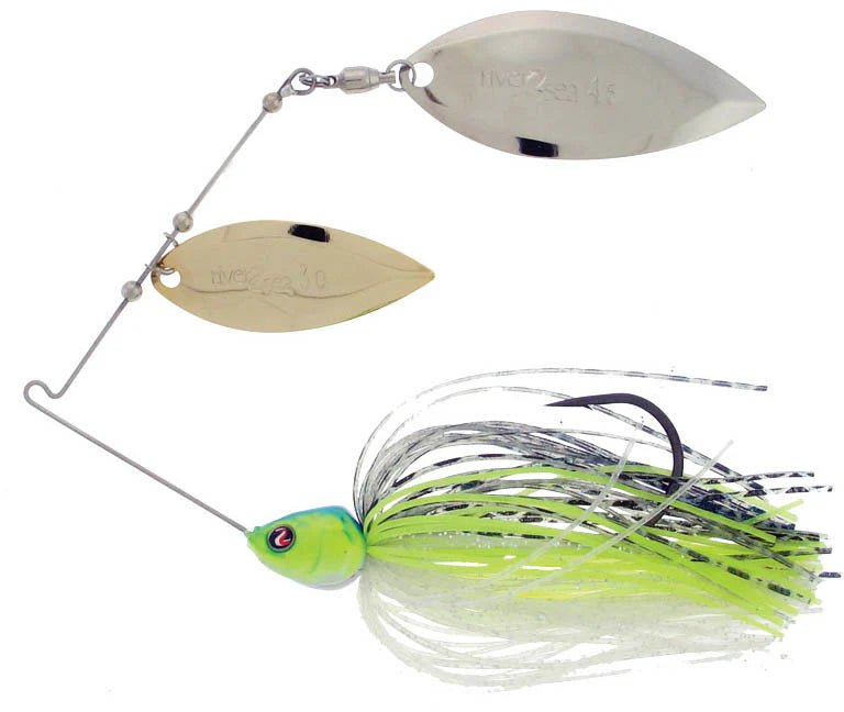 River2Sea Ish Monroe Bling Double Willow Spinnerbait 1 2 oz