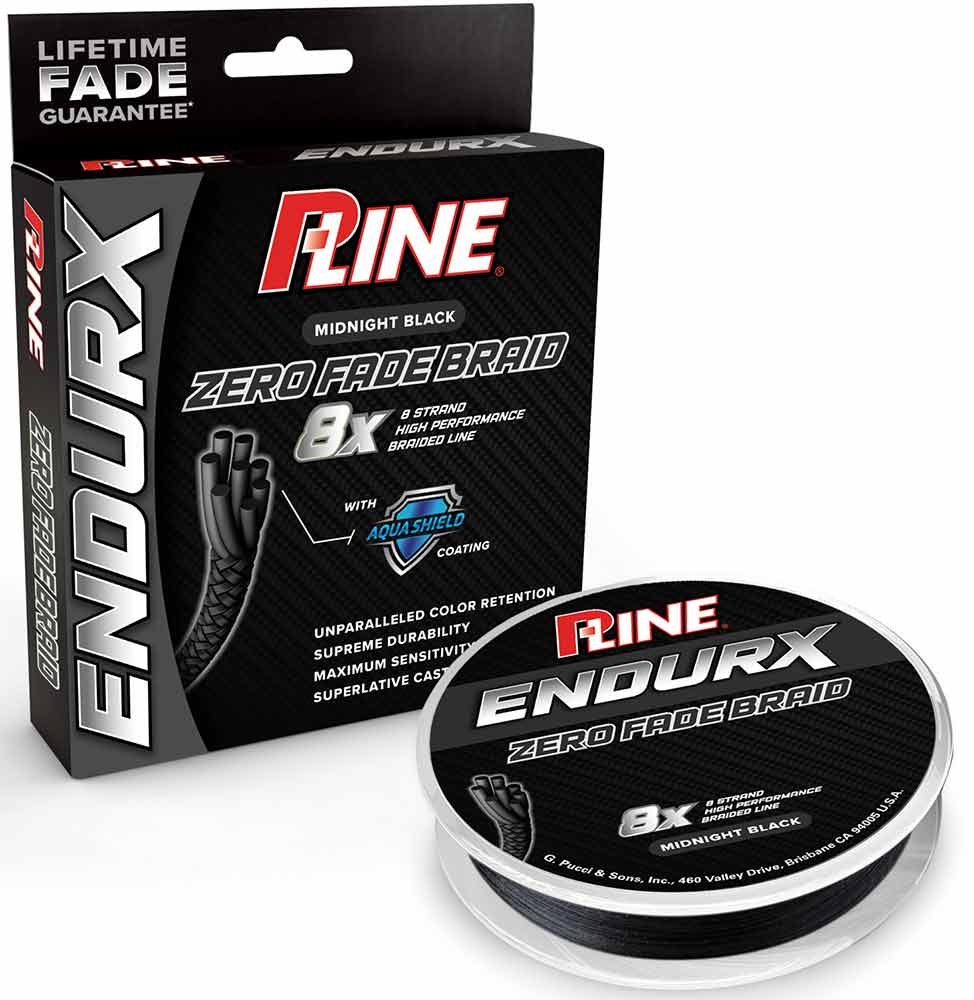 P Line EndurX No Fade Midnight Black Braid 300 Yard Spools