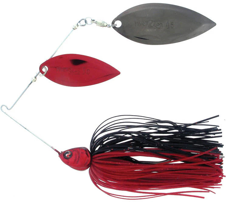 River2Sea Ish Monroe Bling Double Willow Spinnerbait 1 2 oz