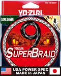 Yo Zuri SuperBraid 9 Dark Green Filler Spools 300 Yards
