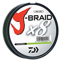 Daiwa J Braid X8 Braided Line 330 Yards Chartreuse