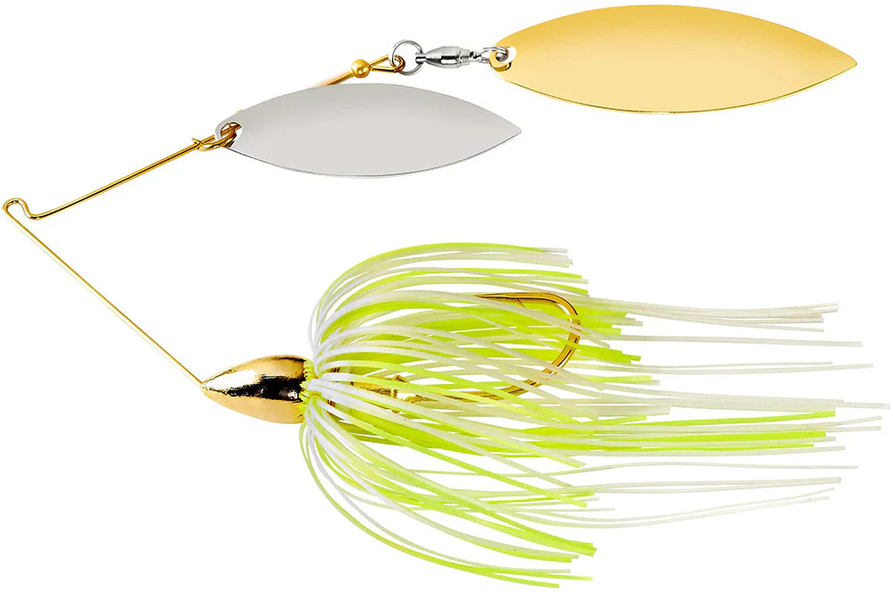War Eagle Double Willow Gold Frame Spinnerbait 3 8 oz