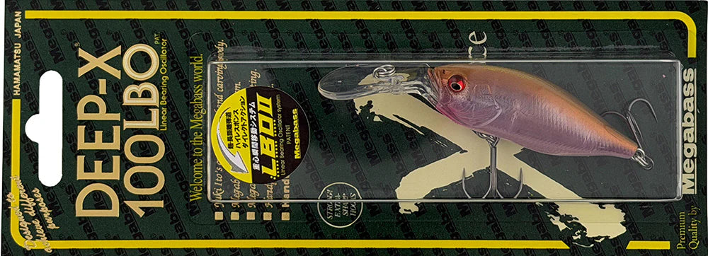 Megabass Deep X 100 LBO Deep Diving Crankbait