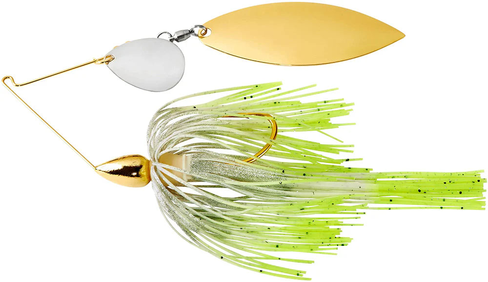 War Eagle Tandem Colorado Willow Gold Frame Spinnerbait 1 2 oz