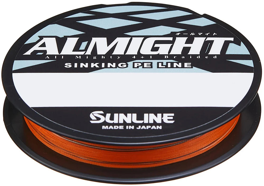 Sunline Almight HSG Orange Braided Line Standard Spools 165 Yards