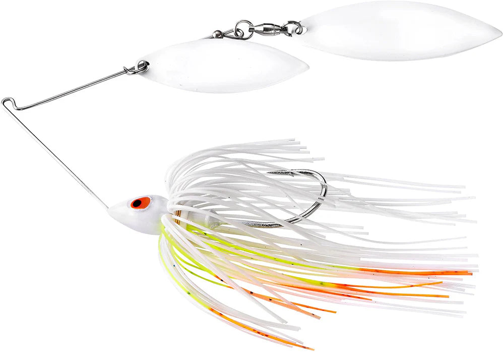 War Eagle Painted Head Nickel Frame Double Willow Spinnerbait 1 2 oz