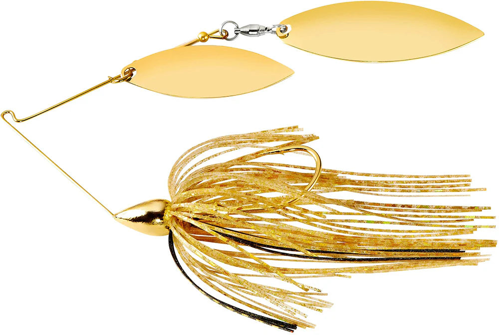 War Eagle Double Willow Gold Frame Spinnerbait 3 8 oz