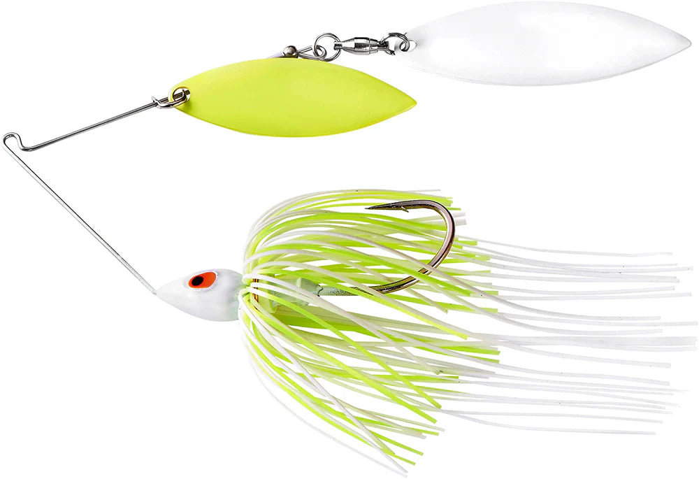 War Eagle Painted Head Nickel Frame Double Willow Spinnerbait 1 2 oz
