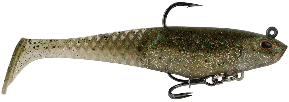 Berkley PowerBait Saltwater CullShad Pre Rigged Soft Body Swimbait 4 Inch