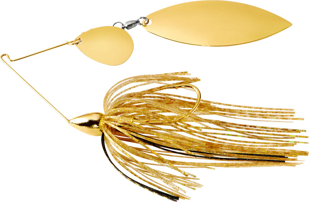 War Eagle Tandem Colorado Willow Gold Frame Spinnerbait 3 8 oz