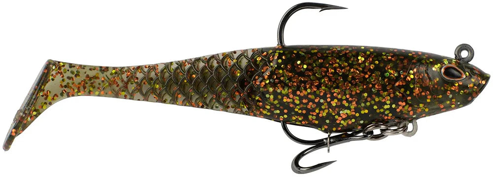 Berkley PowerBait Saltwater CullShad Pre Rigged Soft Body Swimbait 6 Inch