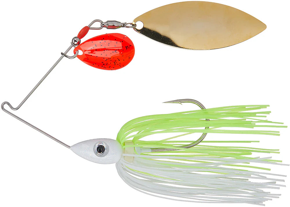 Nichols Lures Pulsator Kicker Series Tandem Colorado Willow Spinnerbait 1 2 oz